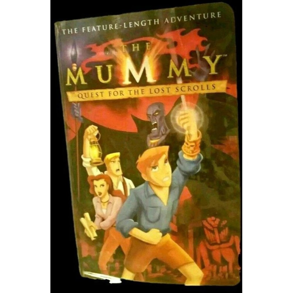 The Mummy - Quest for lost scrolls animated, VHS tape